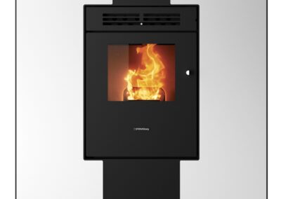 Compact poele au pellet stove italy vue face