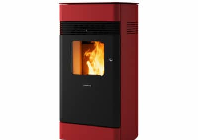 fiamma poele pellet stove italy rouge